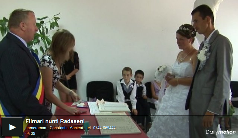 Filmare la nunta - Radaseni - Falticeni - Suceava